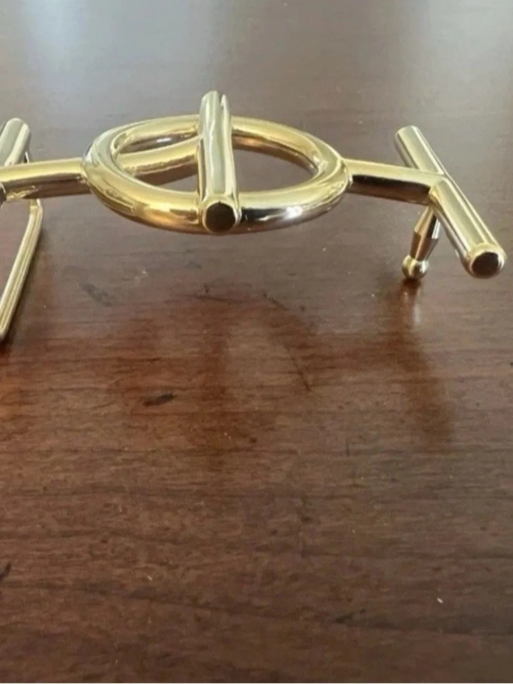 Hermes Ulysse Gold Belt Buckle  38mm w/ Dust Bag - Picture 2 of 5